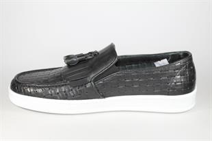 FreeFoot 1132Siyah Püsküllü Erkek Ayakkabı