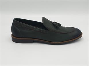 FreeFoot 20753 Yeşil Püsküllü Erkek Ayakkabı