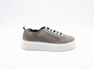 FreeFoot 221150 Nubuk Açık Gri kadın Sneaker