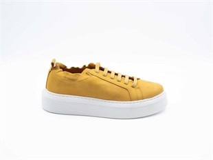 FreeFoot 221150 Nubuk Mango Kadın Sneaker