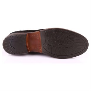 FreeFoot 3601-1 Siyah Süet Çekme Bot