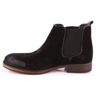 FreeFoot 3601-1 Siyah Süet Çekme Bot