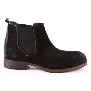 FreeFoot 3601-1 Siyah Süet Çekme Bot