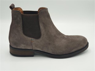 FreeFoot 3601-1 Taupe Süet Çekme Erkek Bot