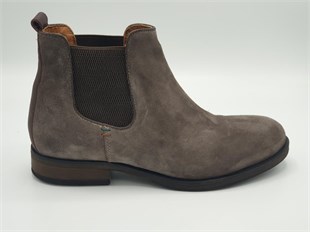 FreeFoot 3601-1 Taupe Süet Çekme Erkek Bot