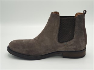 FreeFoot 3601-1 Taupe Süet Çekme Erkek Bot