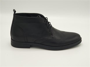 FreeFoot 3815 Siyah Deri Erkek Bot