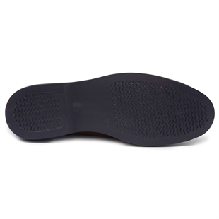FreeFoot 438 Bordo Deri Erkek Ayakkabı