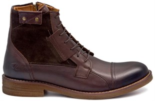 freeFoot 6558 itali Kanyak-Bordo Erkek Bot