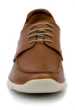 FreeFoot 982 Taba Deri Erkek Ayakkabı