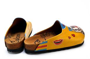 Goby CAL1412 Sarı Kadın Terlik