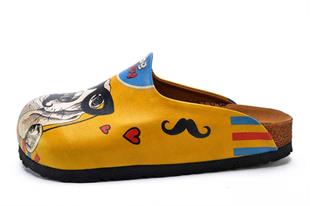 Goby CAL1412 Sarı Kadın Terlik