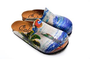 Goby CAL1413 Mavi Kadın Terlik