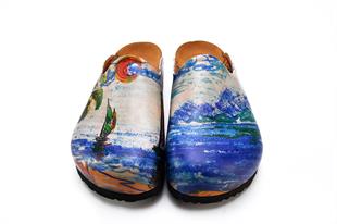 Goby CAL1413 Mavi Kadın Terlik