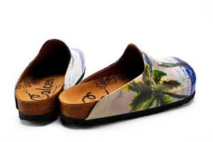 Goby CAL1413 Mavi Kadın Terlik