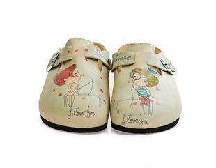 Goby CAL307 Bej Kadın Terlik