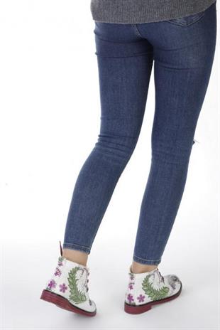 Goby NHP126 Bej Kadın Bot