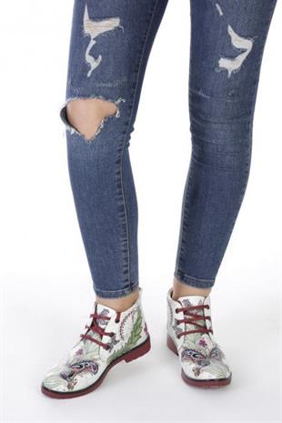 Goby NHP126 Bej Kadın Bot