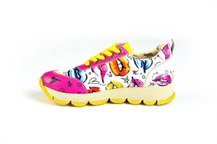 Goby SPS 105 Pembe Bağcıklı Kadın Spor Ayakkabı