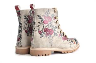 Goby TMB1046 Bej Desenli Kadın Bot