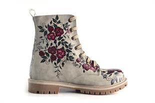 Goby TMB1046 Bej Desenli Kadın Bot