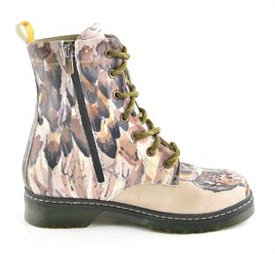 Goby WMRT124 Bej Desenli Kadın Bot