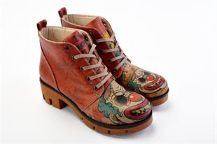 Goby YHP103 Taba Desenli Kadın Bot