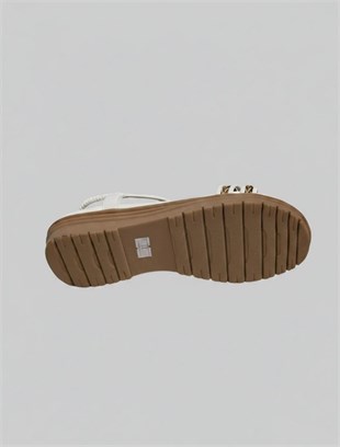 Guja 25Y120-4 Beyaz Kadın Sandalet