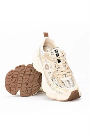 Guja 25Y353 Bej Kadın Sneaker