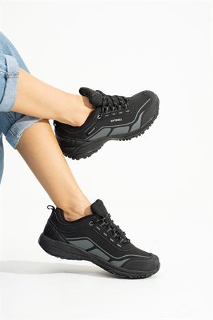 Hammerjack 101 20120-G Berto Siyah/Gri Kadın Outdoor Ayakkabı
