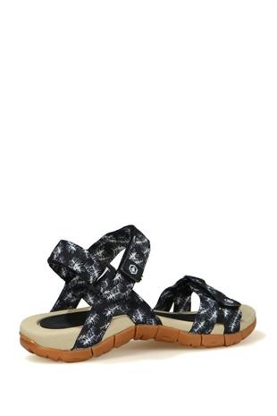 Hammerjack 101 22310-Z Linda Siyah Kadın Sandalet