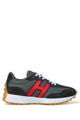 Hammerjack 101 22505-M Siyah/Kırmızı Erkek Sneaker