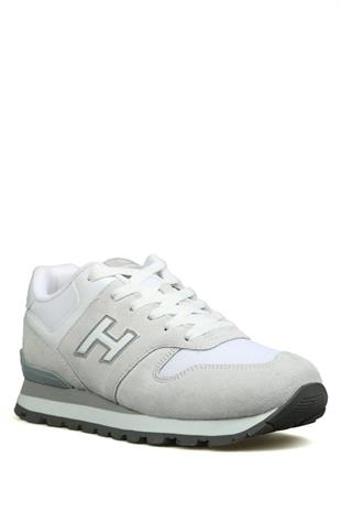 Hammerjack 101 23538 Kolombiya Z Spor Beyaz/Gri Kadın Sneaker