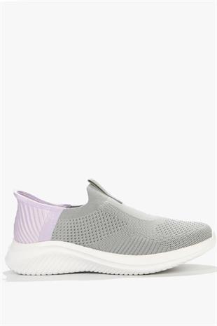Hammerjack 101-24016 Enric Gri/Lila Kadın Yürüyüş Ayakkabısı