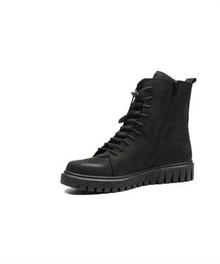 Hammerjack 102 17945-Z Siyah İnce Ykm Nubuk Kadın Bot
