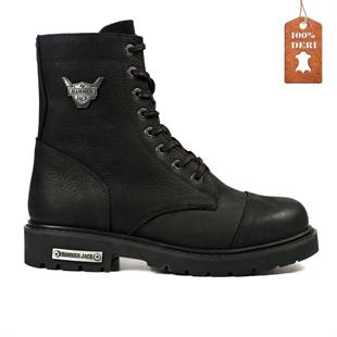 HammerJack 102 18505-G Siyah Dock Step Kadın Bot
