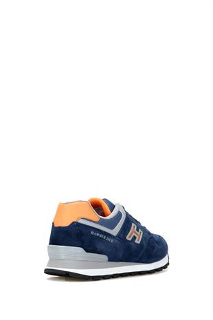 Hammerjack 102 19253-M Koyu İndigo-Turuncu Erkek Spor Ayakkabı