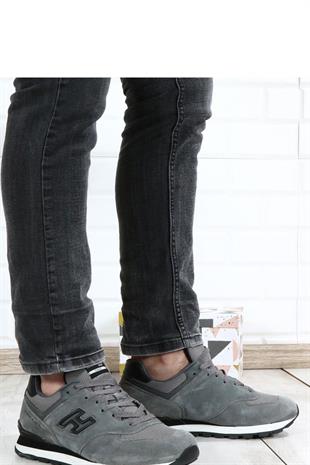 Hammerjack 102 19253-M Meet Gri- Siyah Erkek Spor Ayakkabı