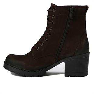 Hammerjack 337 2615-N-Z Kahve Nubuk Kadın Bot