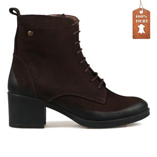 Hammerjack 337 92158-Z Kahve Nubuk Kadın Bot