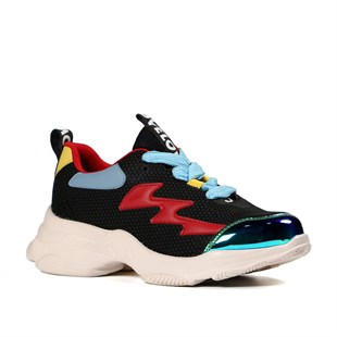 Hammerjack 381 485ZN-Z Siyah Kadın Spor Ayakkabı