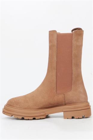 Hammerjack 455 2335-Z Tapera Taba Süet Kadın Bot