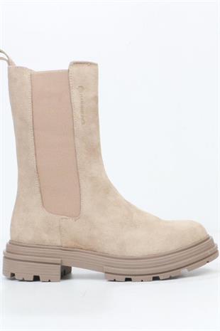 Hammerjack 455 2335-Z Tapera Taş Süet Kadın Bot