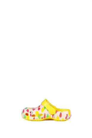 Hammerjack 581 E012065-P Sarı Desenli Çocuk Terlik
