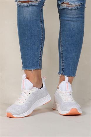 Hammerjack Burton 101 20051-Z Beyaz-Pudra Kadın Spor Ayakkabı