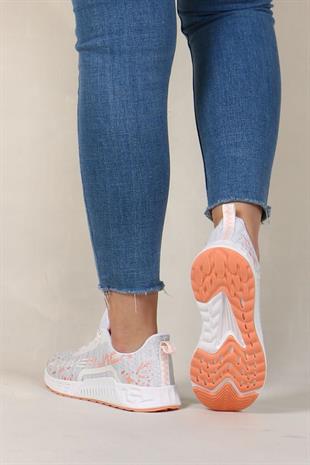 Hammerjack Burton 101 20051-Z Beyaz-Pudra Kadın Spor Ayakkabı