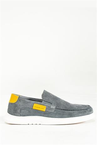 Hammerjack Maykop 22020-M Meet Gri Süet Erkek Ayakkabı