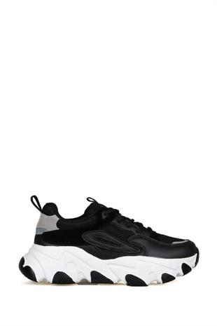 Hammerjack Olden 101 21440-Z Siyah-Beyaz Kadın Spor Ayakkabı