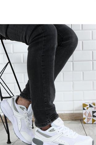 Hammerjack Paramaribo 101 21115-M Beyaz-Gri Erkek Spor Ayakkabı