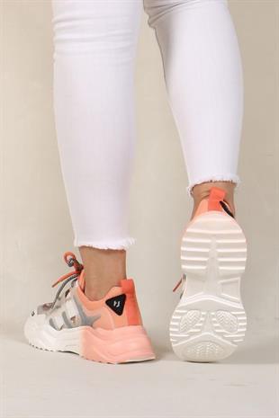 Hammerjack Riga 101 21430-Z Beyaz-Pembe Kadın Spor Ayakkabı